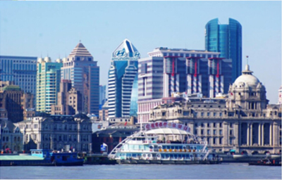 上海市黃浦區外灘黃埔大樓樓頂LED戶外廣告