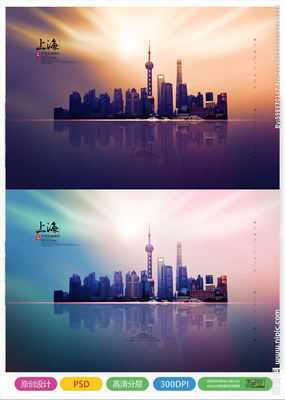 上海風光設計圖__廣告設計_廣告設計_設計圖庫